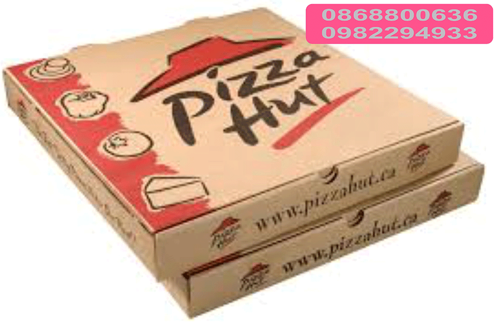Hộp carton đựng pizza